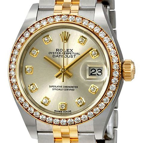 rolex datejust femme or jaune|lady datejust watches.